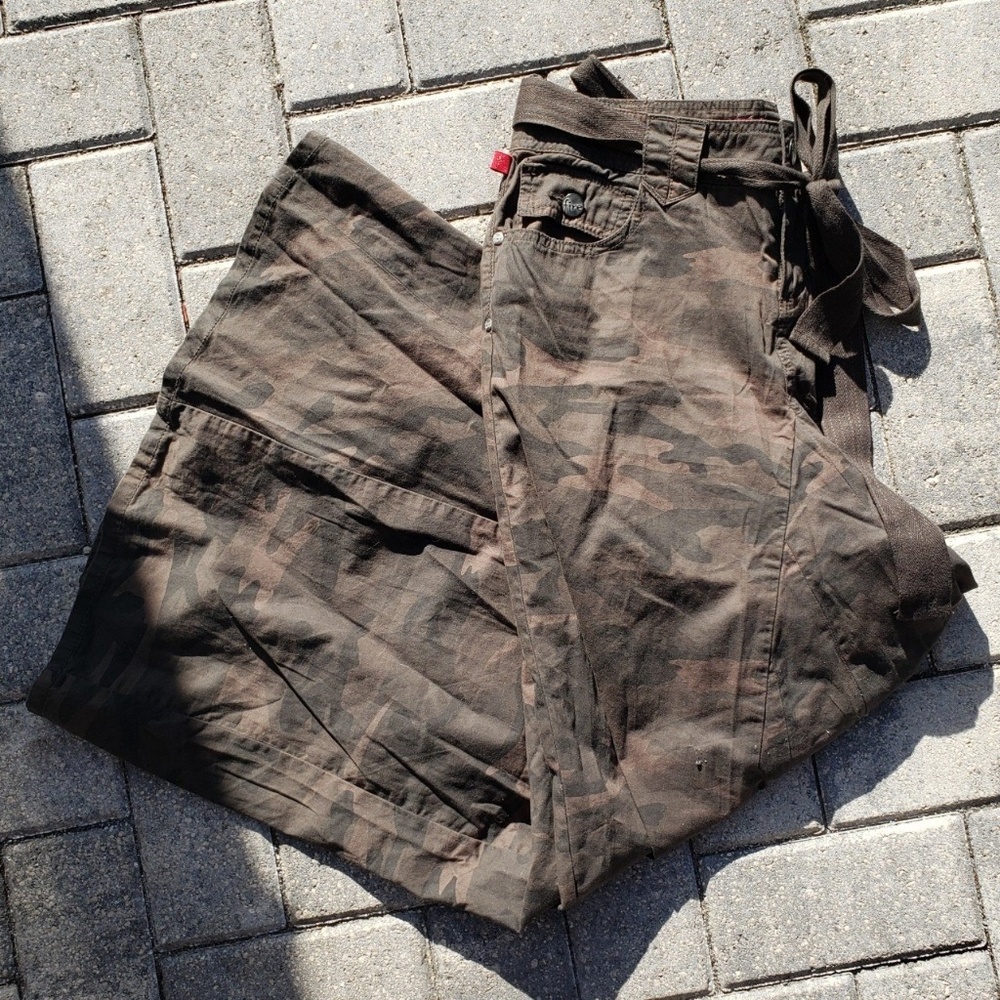 Camouflage army maxi skirt